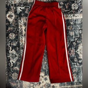 Danskin Red Kids Bottoms with White Stripes